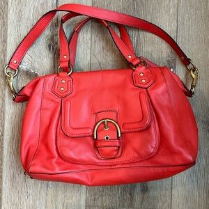 Orange Coach Campbell bag